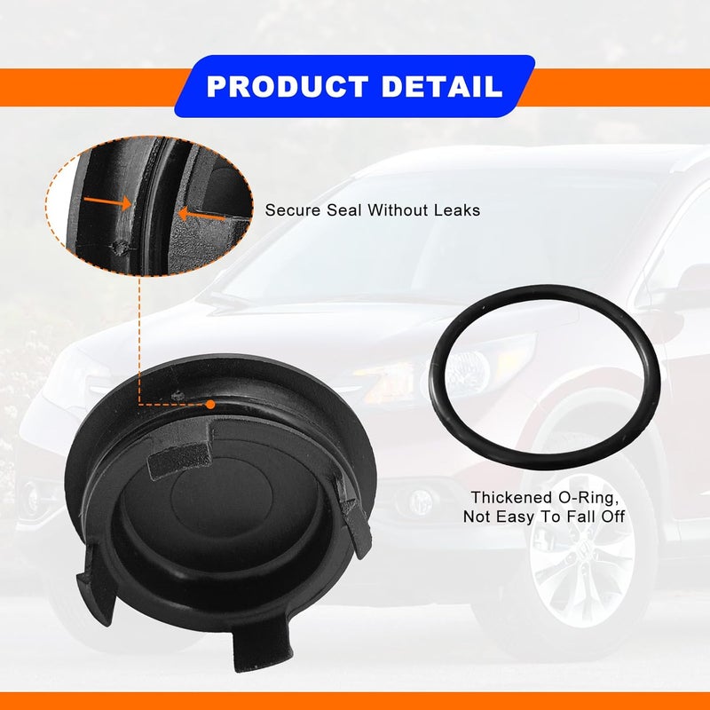 KEVWR Cylinder Head Cam Plug Compatible with Honda Cr-v Civic Cam Plug Cap Replace 12513-P72-003 - Image 3